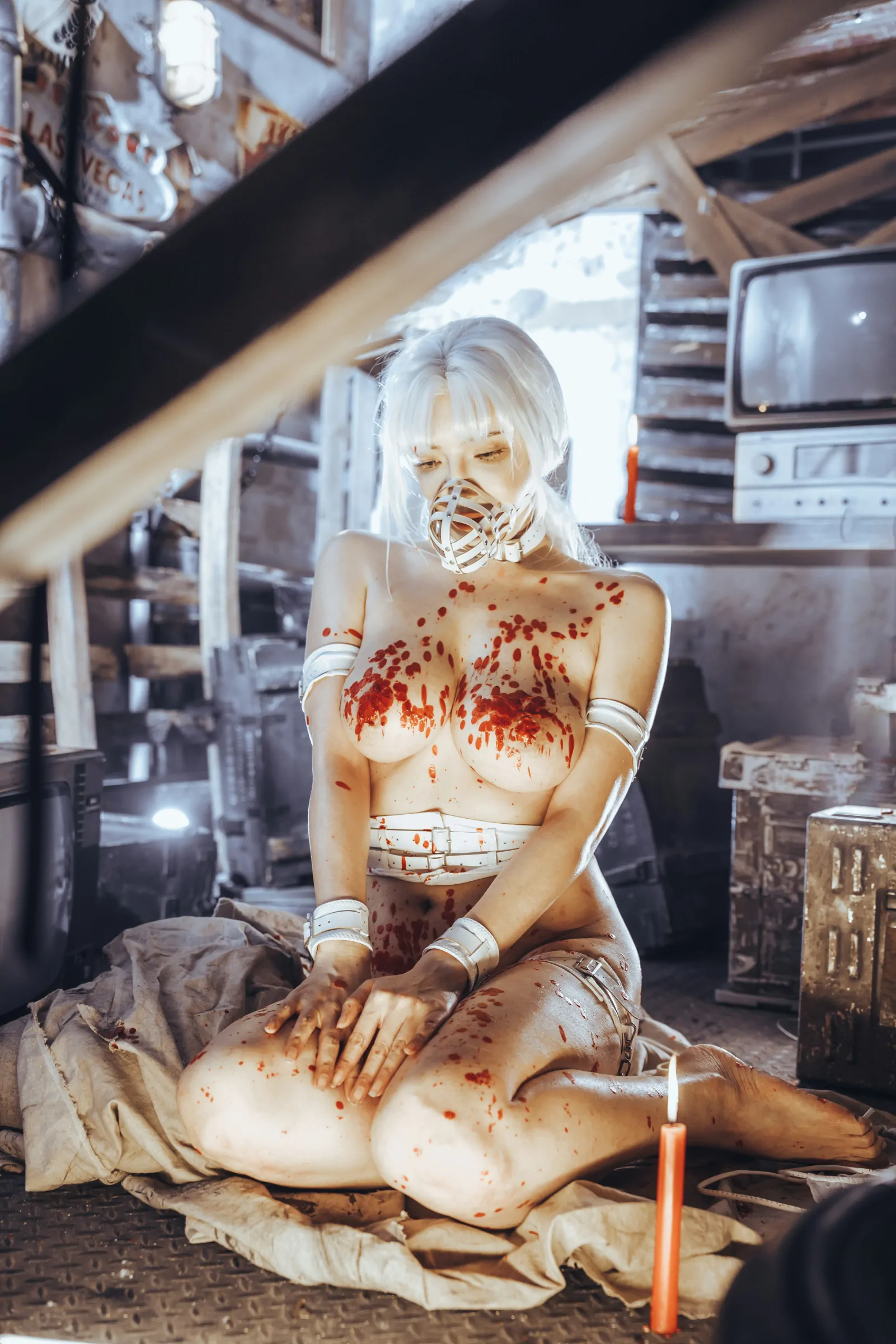 秋和柯基 - 滴蜡